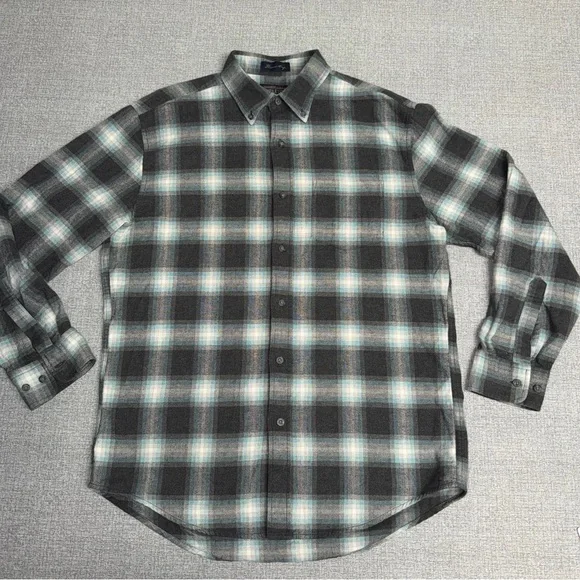 Pendleton Thomas Kay Collection Plaid Flannel Button Down Shirt - Picture 1 of 7
